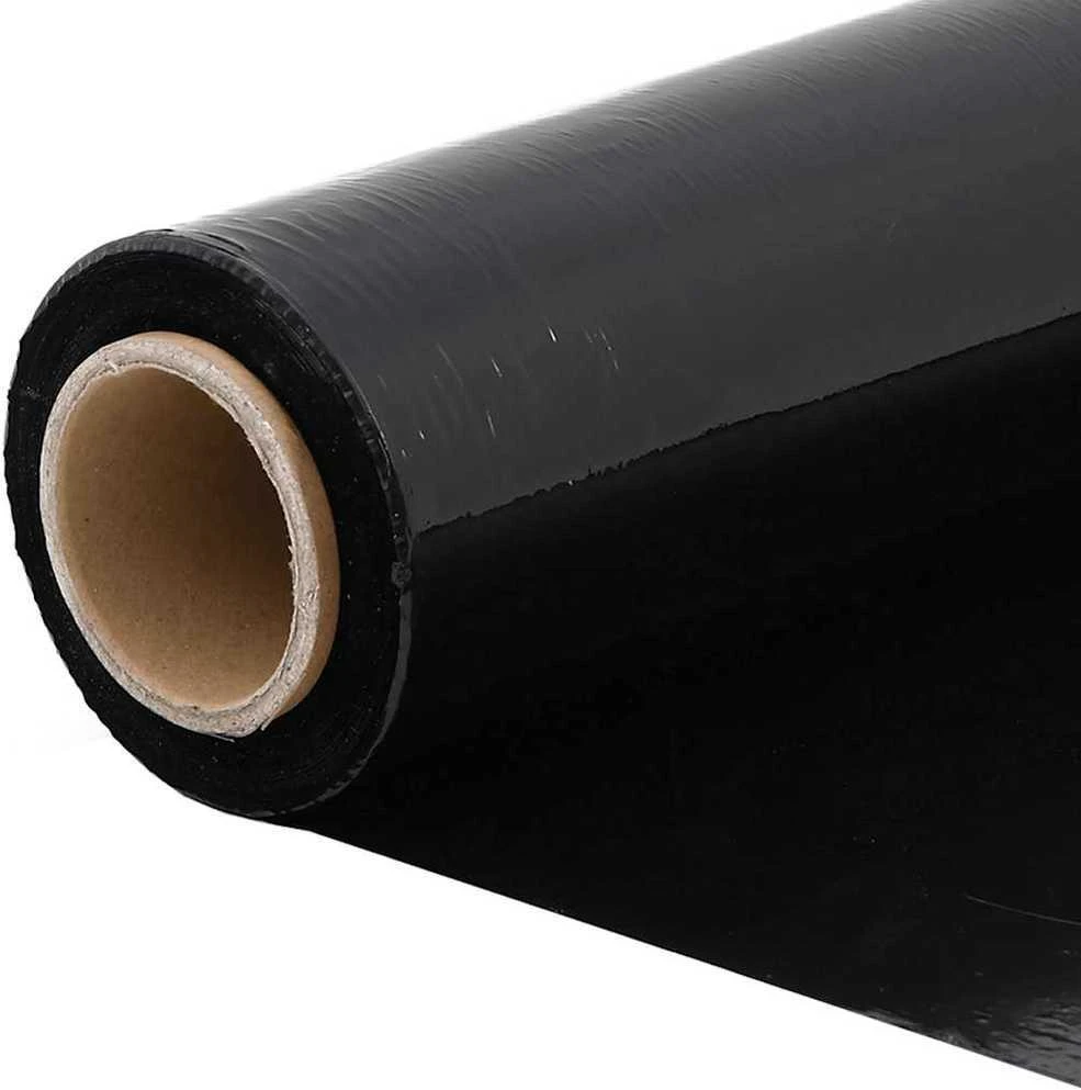 Stretch Film 2 vnt Juoda 30 μm 50 cm x 300 m