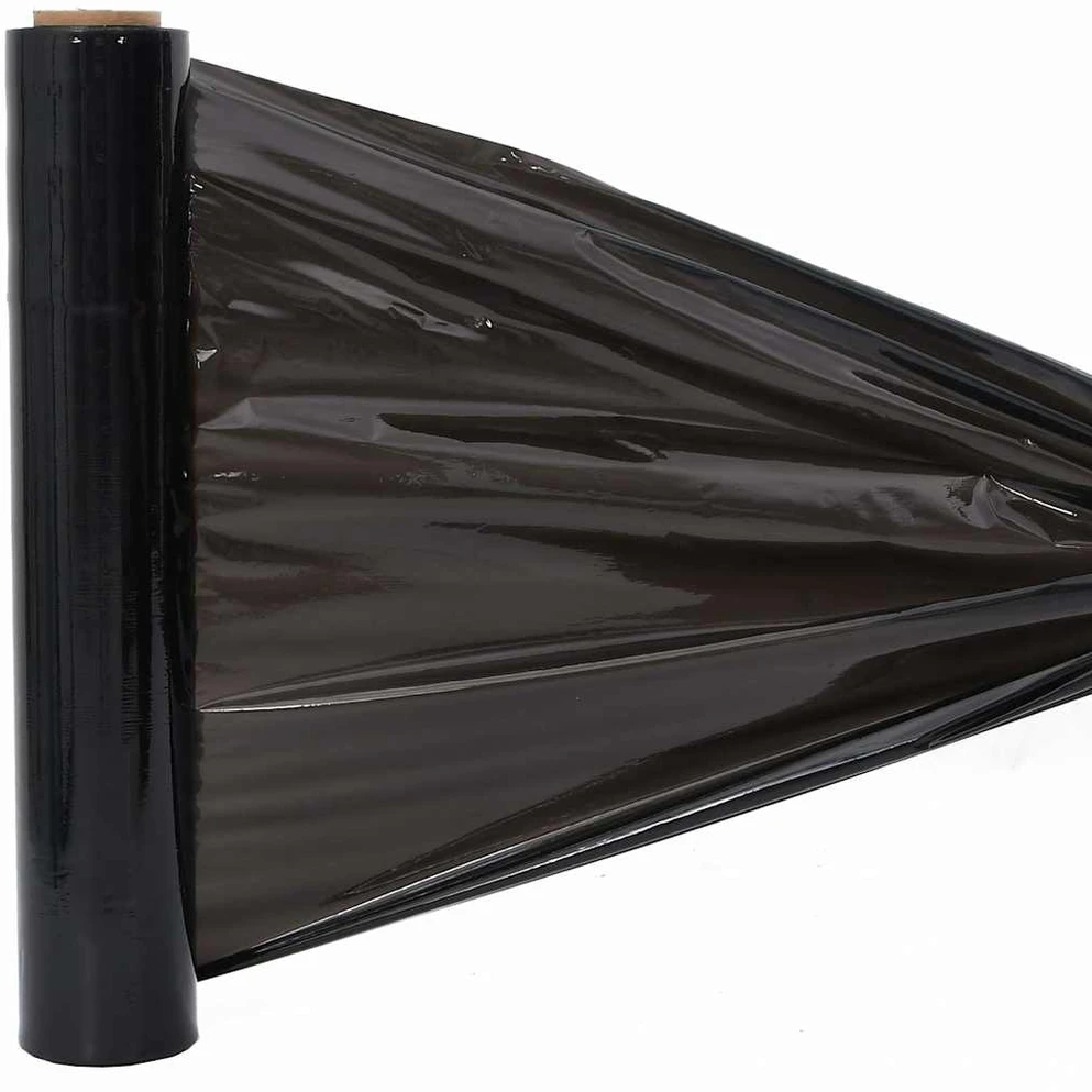 Stretch Film 2 vnt Juoda 30 μm 50 cm x 300 m