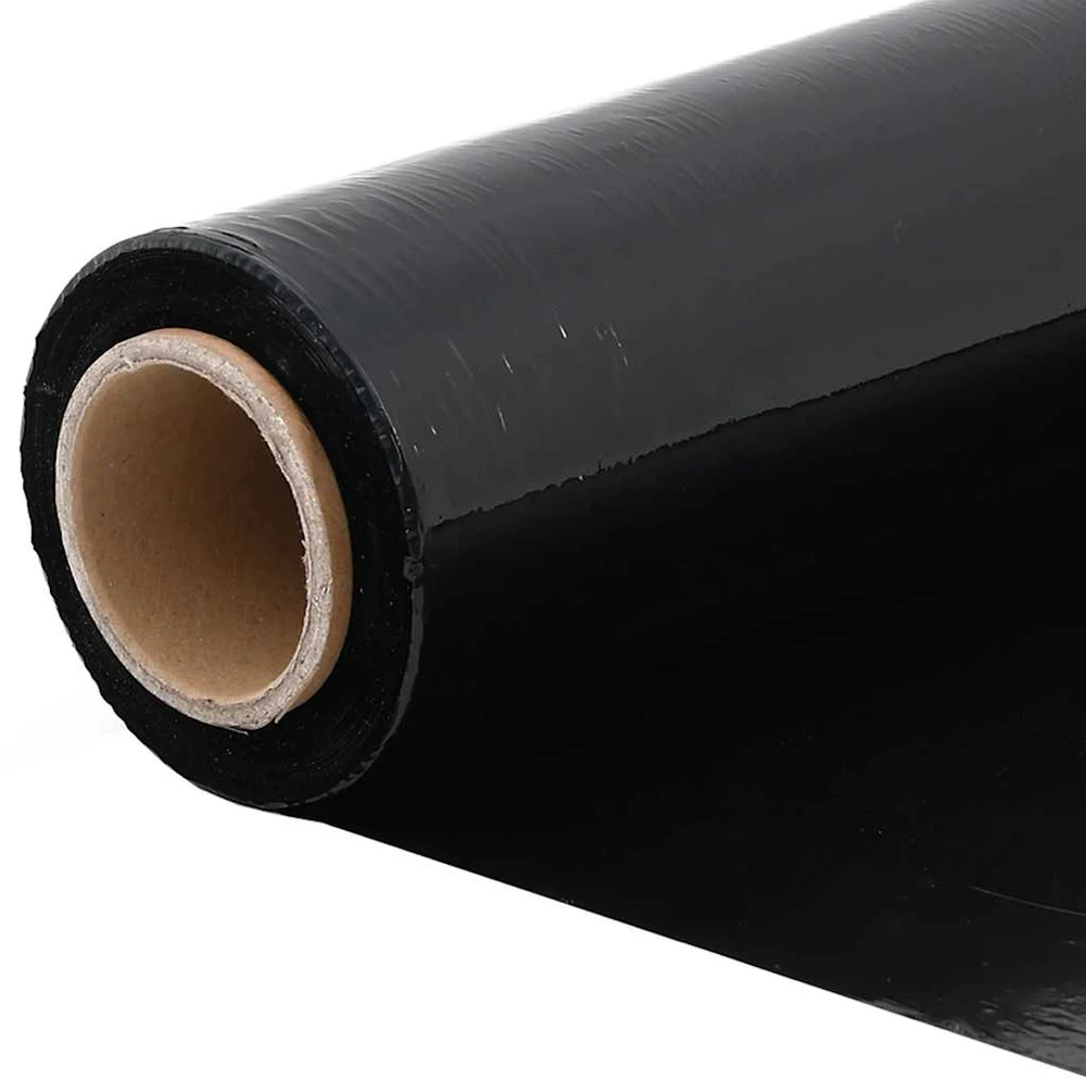 Stretch Film 6 vnt Juoda 17 μm 50 cm x 300 m