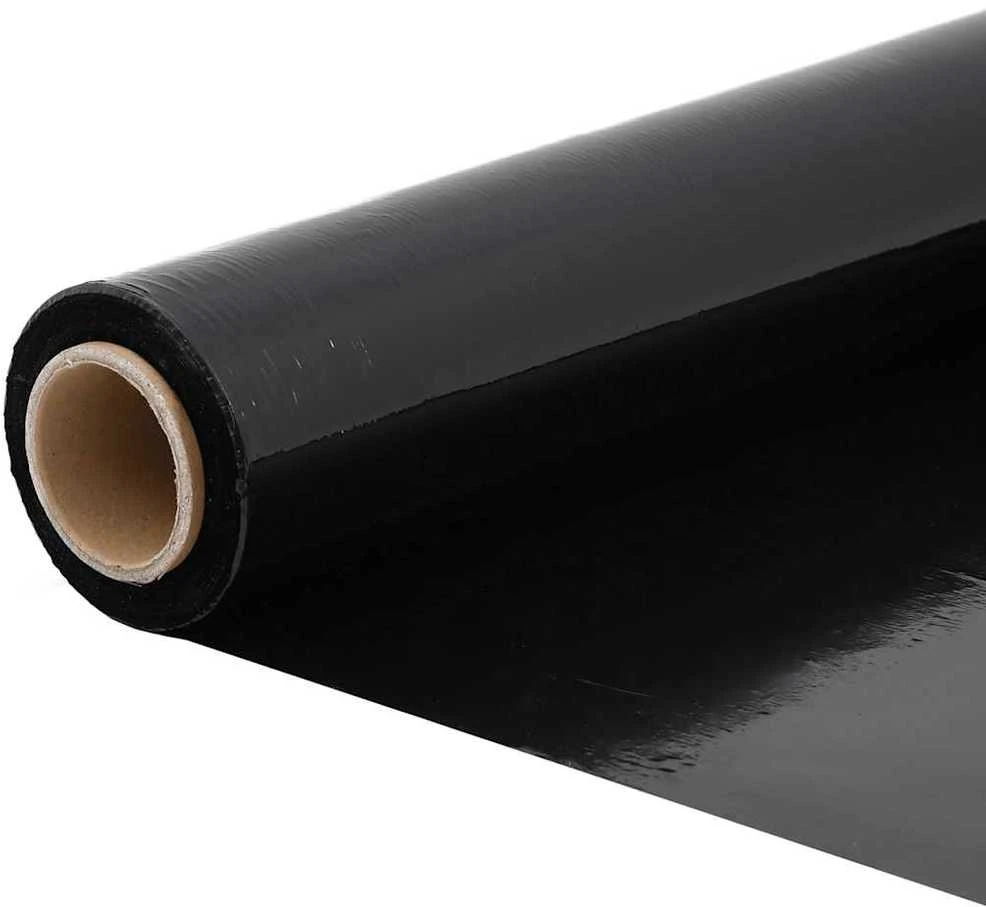 Stretch Film 6 vnt Juoda 30 μm 50 cm x 150 m
