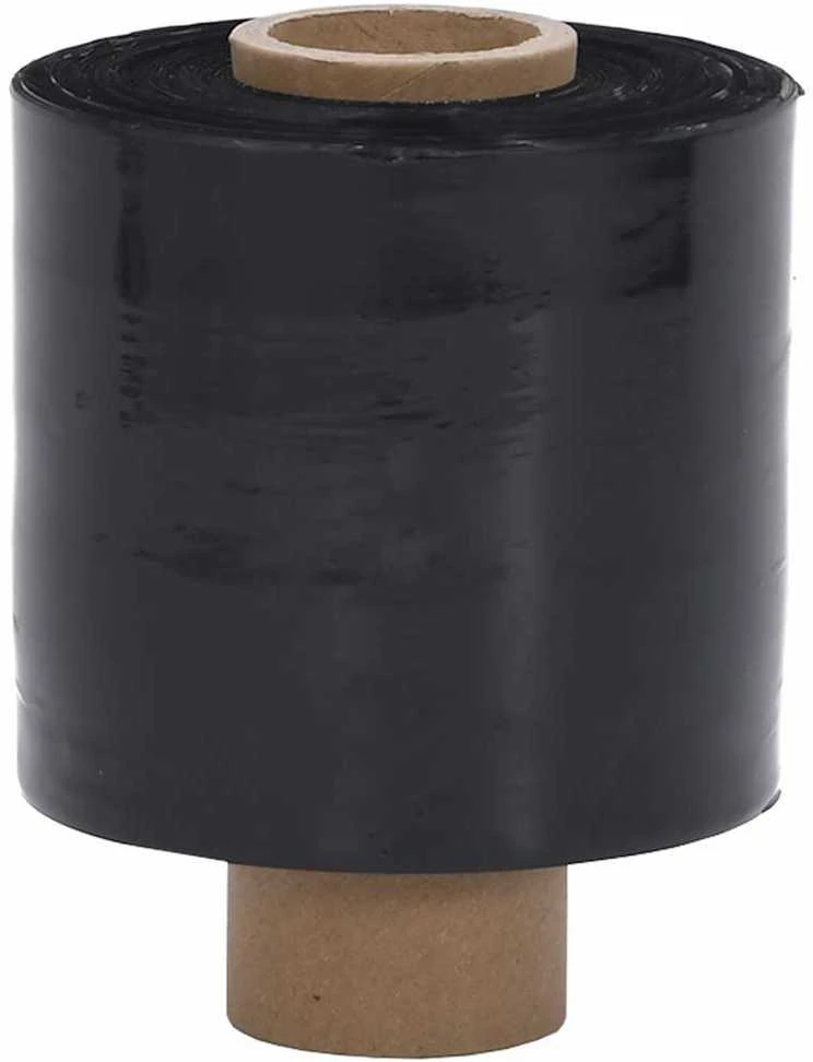 Stretch Films 10 vnt Juodos 23 µm 10 cm x 300 m