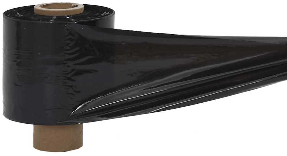Stretch Films 10 vnt Juodos 23 µm 10 cm x 300 m