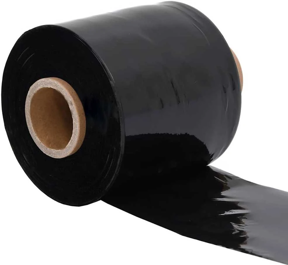Stretch Films 10 vnt Juodos 23 µm 10 cm x 300 m