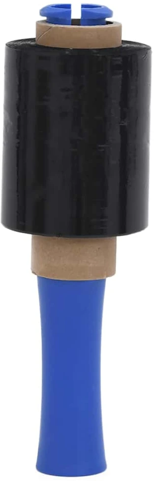 Stretch Films 50 vnt Juoda 23 µm 10 cm x 150 m