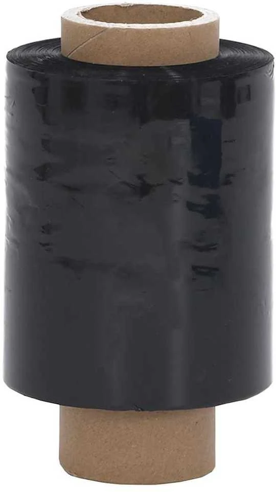 Stretch Films 50 vnt Juoda 23 µm 10 cm x 150 m