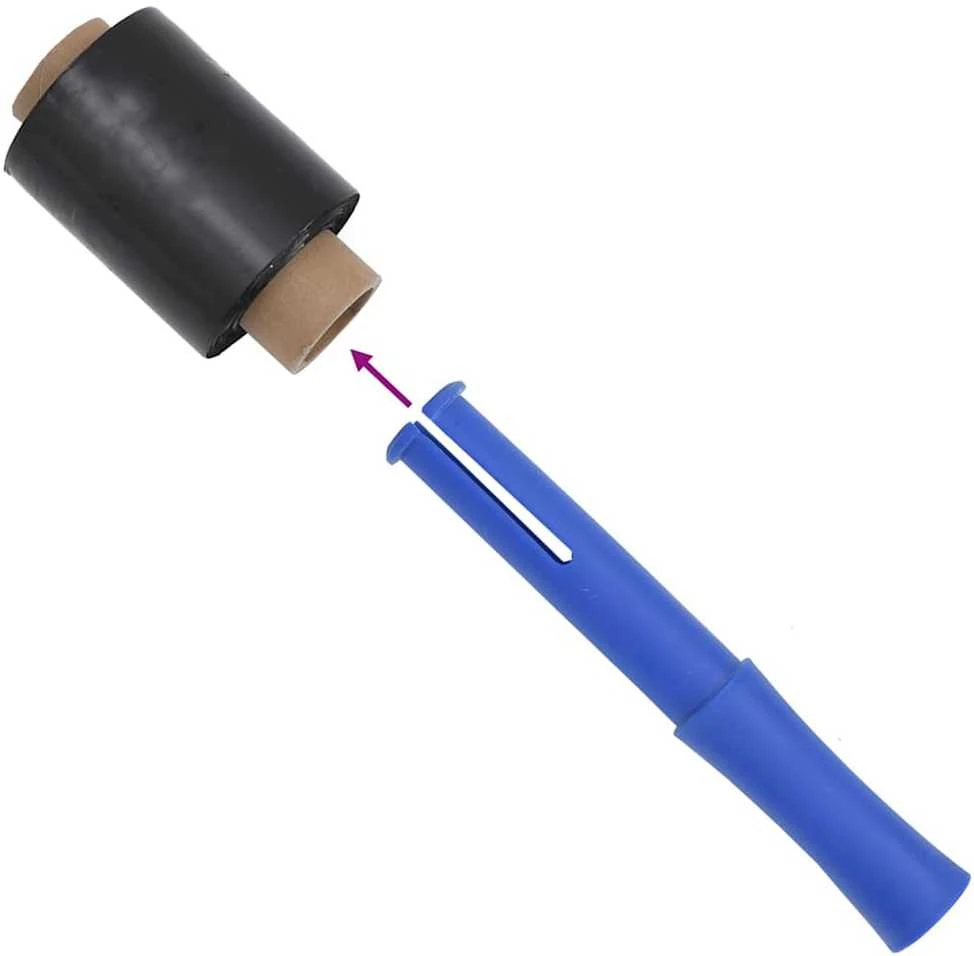 Stretch Films 50 vnt Juoda 23 µm 10 cm x 150 m