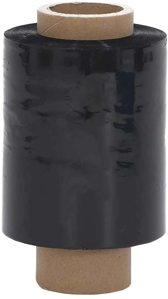 Stretch Films 50 vnt Juoda 23 µm 10 cm x 150 m