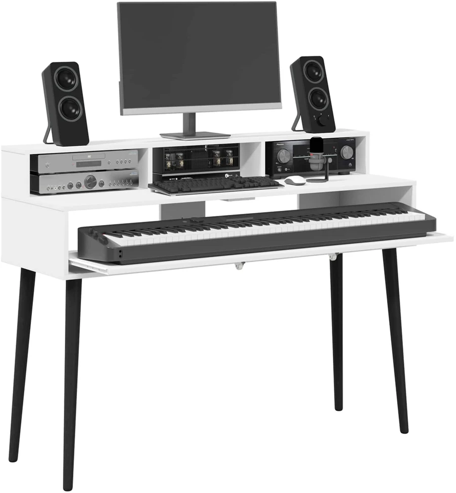 Studijos stalas Balta 110 x 42,5 x 36 cm Apdirbta mediena