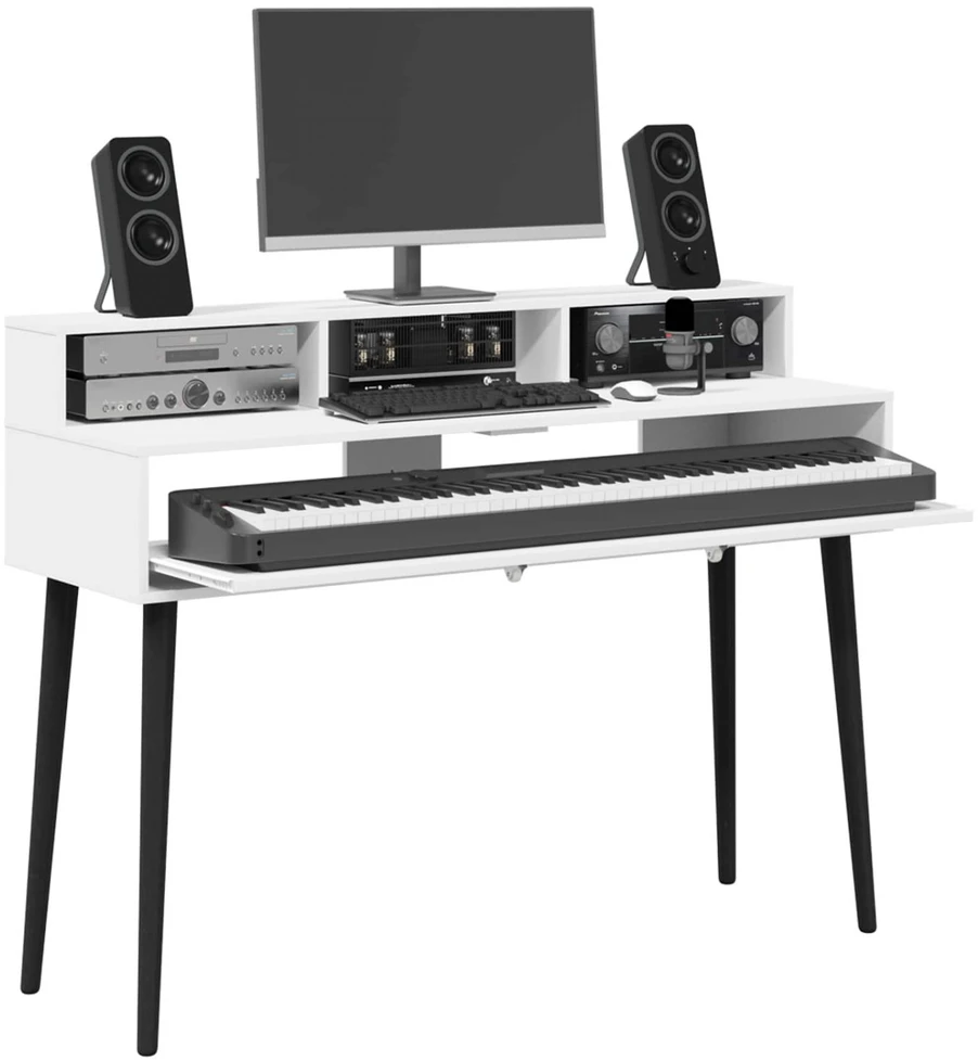 Studijos stalas Balta 110 x 42,5 x 36 cm Apdirbta mediena