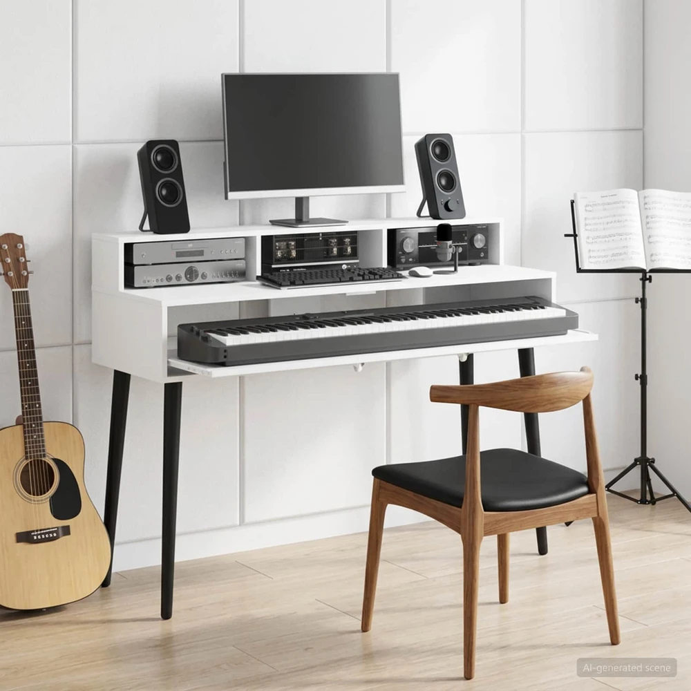 Studijos stalas Balta 110 x 42,5 x 36 cm Apdirbta mediena