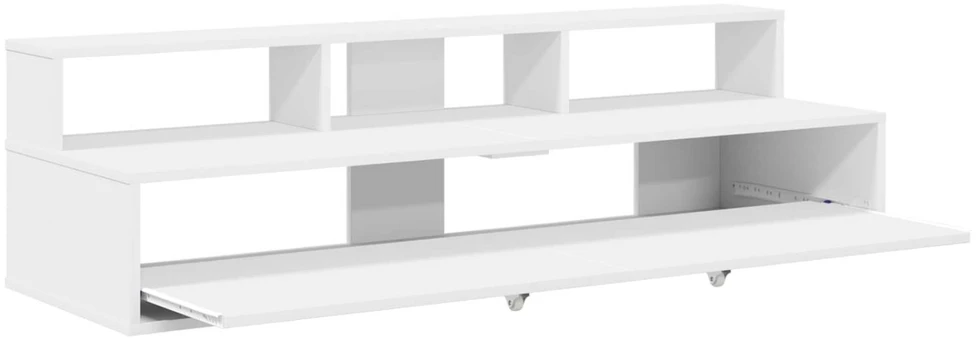Studijos stalas Balta 130 x 42,5 x 36 cm Apdirbta mediena