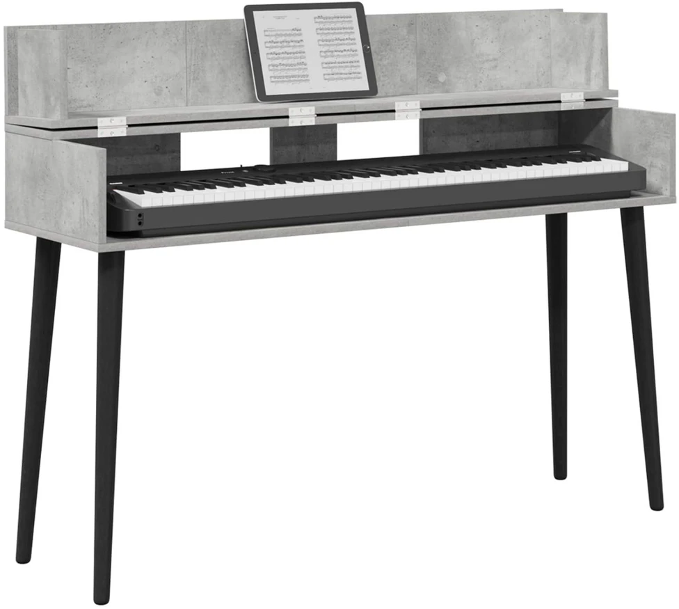 Studijos stalas Betono pilka 110 x 40 x 19,5 cm