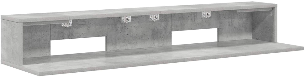 Studijos stalas Betono pilka 130 x 36 x 19,5 cm