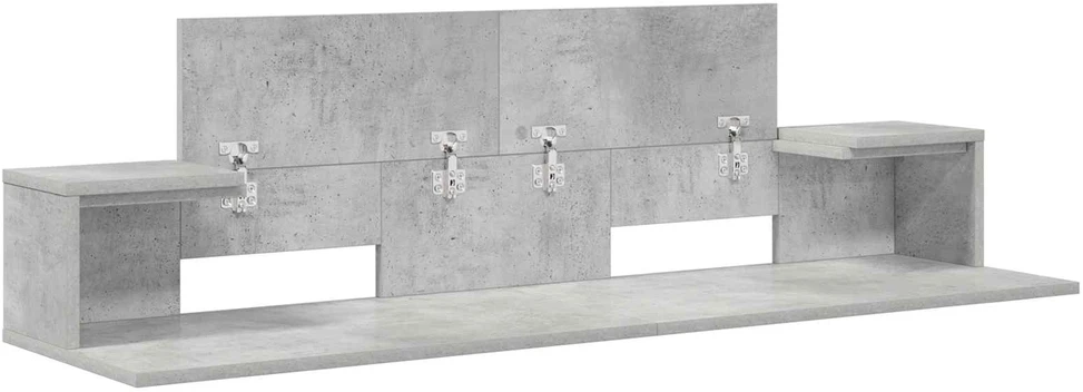Studijos stalas Betono pilka 152 x 36 x 19,5 cm