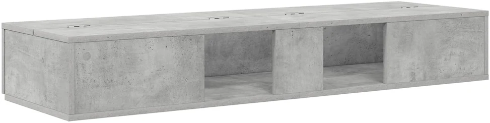 Studijos stalas Betono pilka 152 x 40 x 19,5 cm