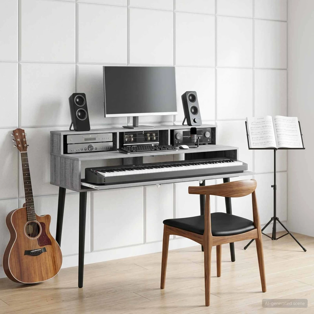 Studijos stalas Pilka Sonoma 152 x 42,5 x 36 cm