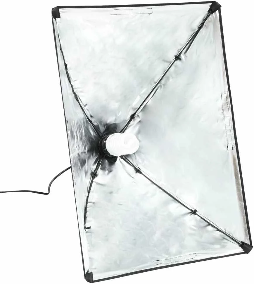 Studijos šviestuvai, 2vnt., juodi, 40x60cm, plienas