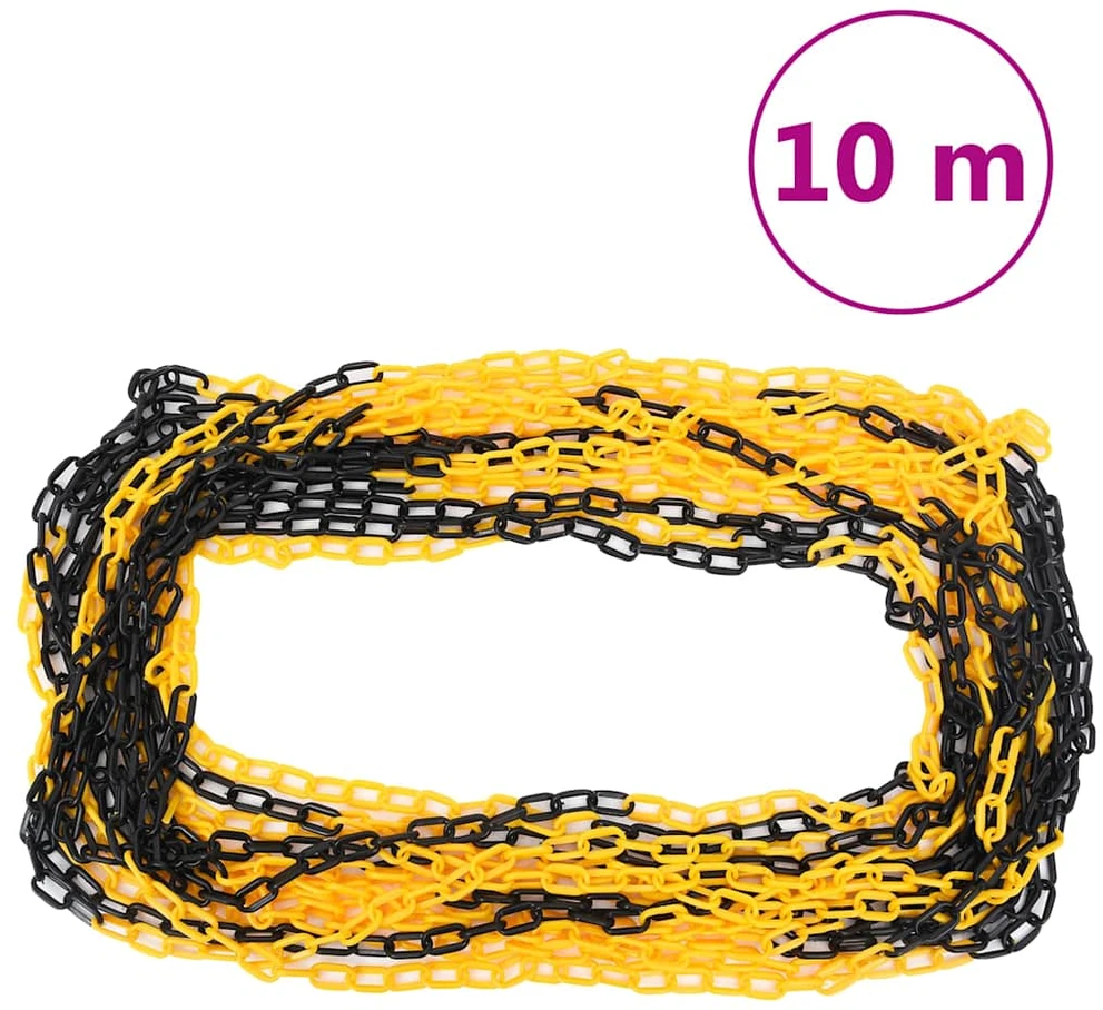 Stulpelių ir 10m plastikinės grandinės rinkinys