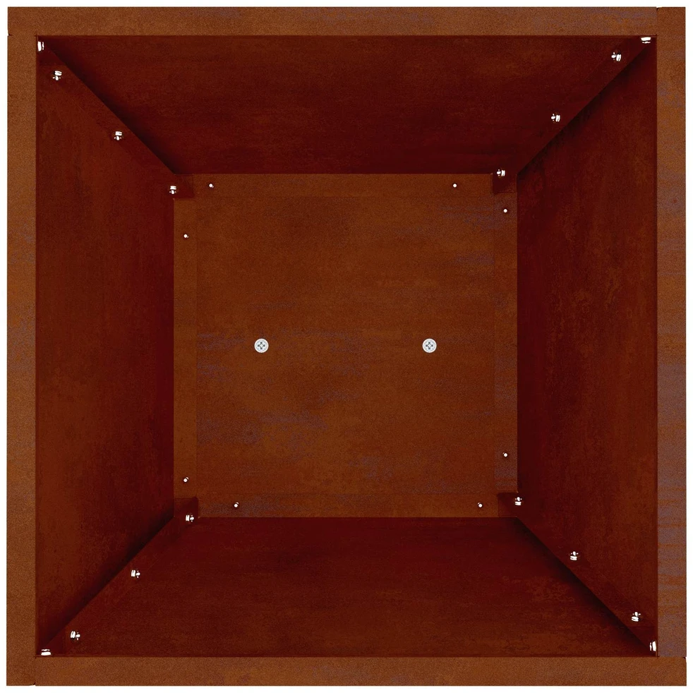 Stulpinis sodinukas 2 vnt. Rūdijanti 35 x 35 x 73 cm