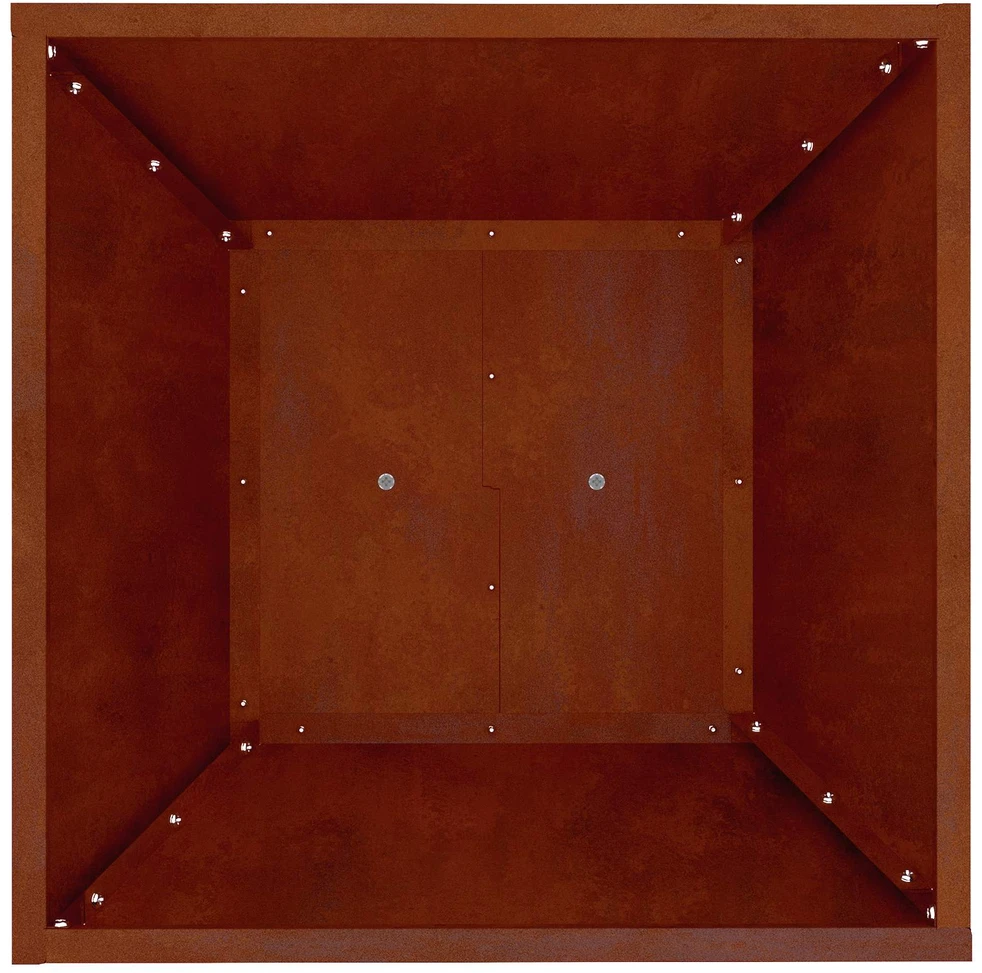 Stulpinis sodinukas 2 vnt. Rūdijanti 40 x 40 x 100 cm
