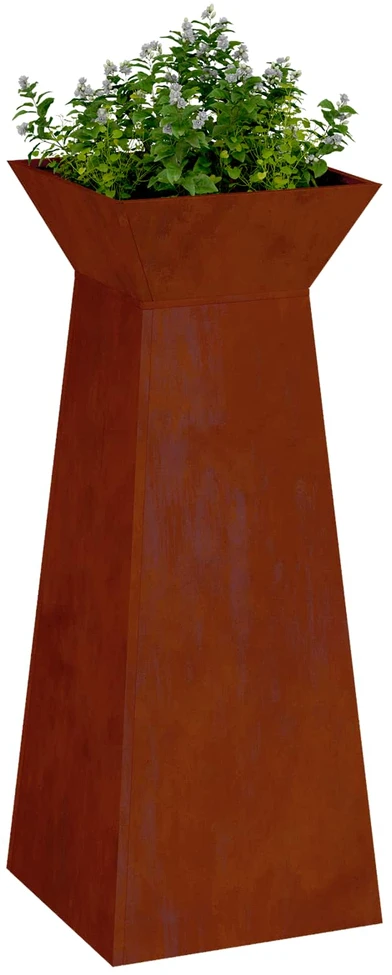Stulpinis sodinukas Rūdijanti 40 x 40 x 100 cm