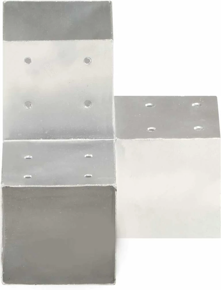 Stulpo sujungimas, 101x101mm, galvanizuotas metalas, Y formos