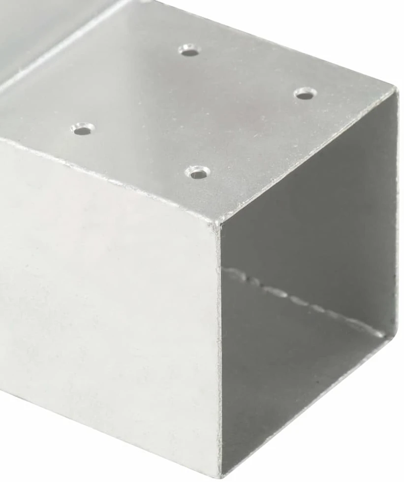 Stulpo sujungimas, 101x101mm, galvanizuotas metalas, L formos