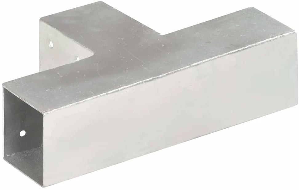 Stulpo sujungimas, 71x71mm, galvanizuotas metalas, T formos