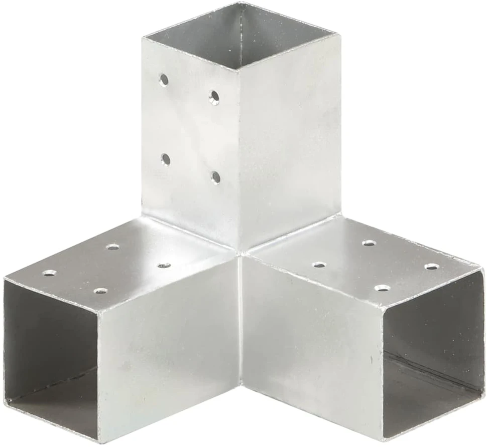 Stulpo sujungimas, 71x71mm, galvanizuotas metalas, Y formos