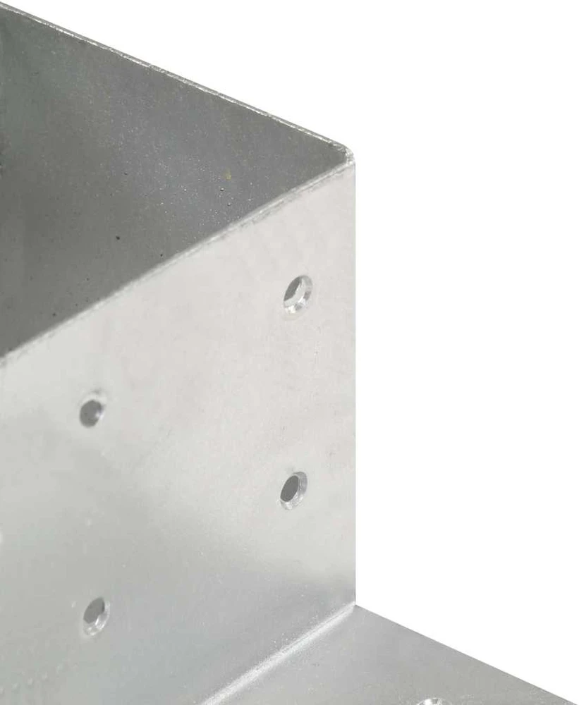 Stulpo sujungimas, 81x81mm, galvanizuotas metalas, L formos