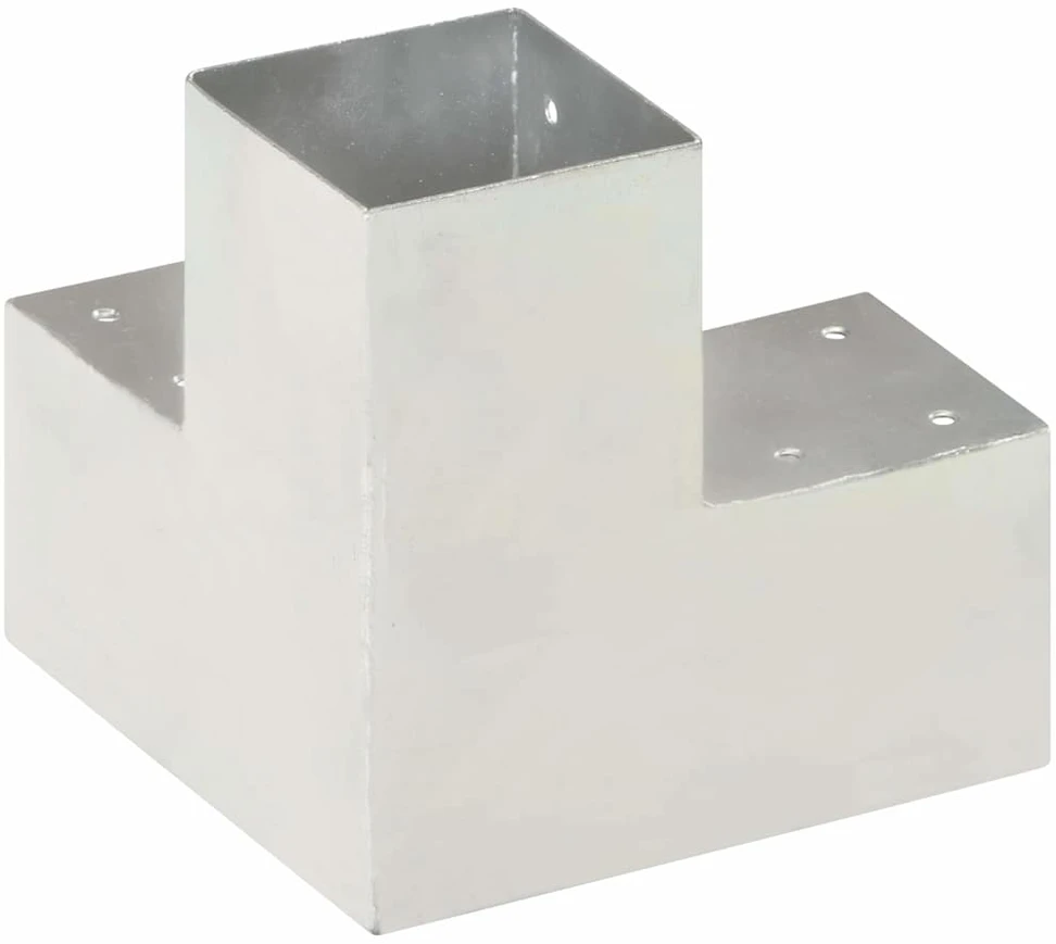 Stulpo sujungimas, 91x91mm, galvanizuotas metalas, Y formos