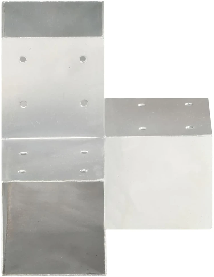 Stulpo sujungimas, 91x91mm, galvanizuotas metalas, Y formos