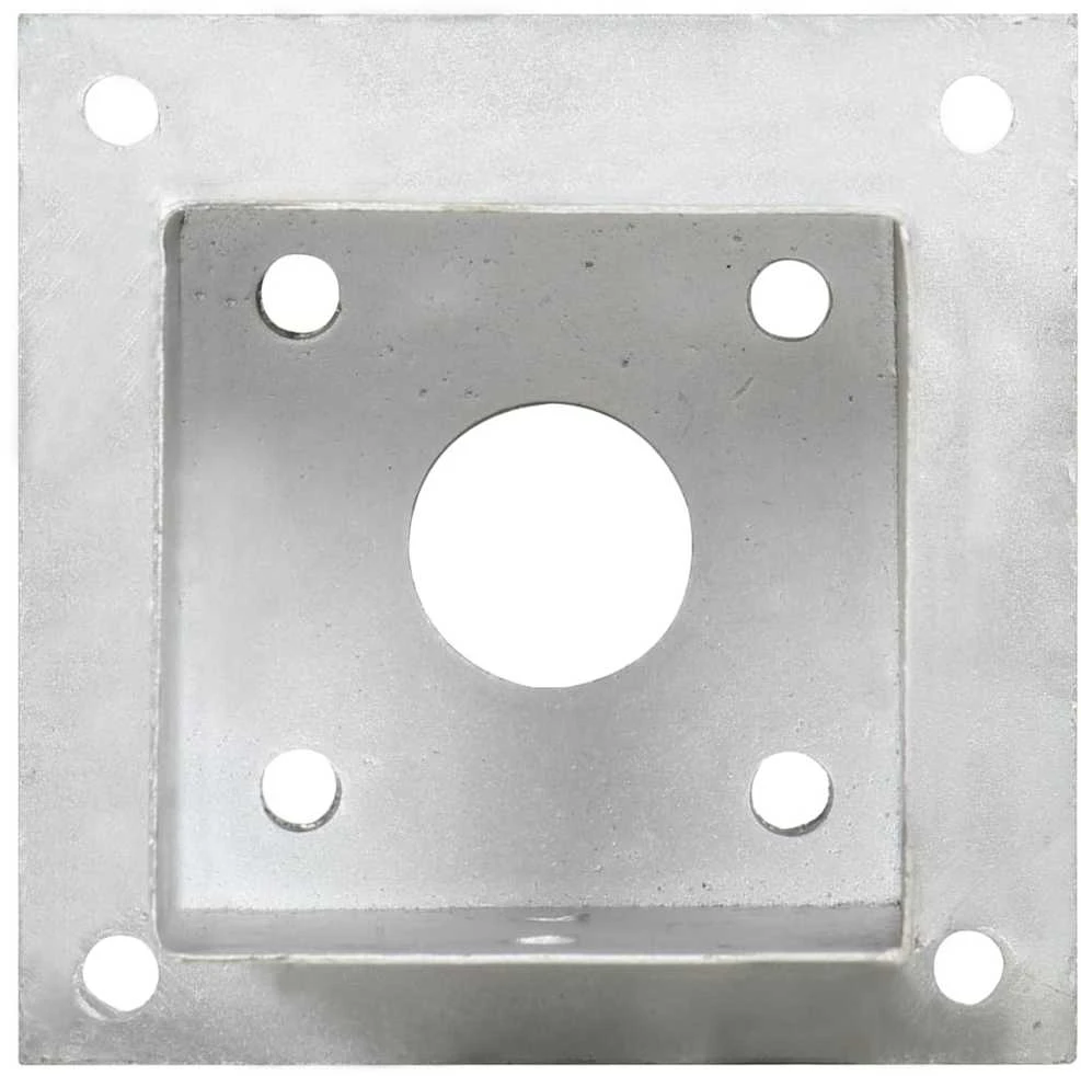 Stulpų pagrindai, 4vnt., galvanizuotas metalas, 101mm
