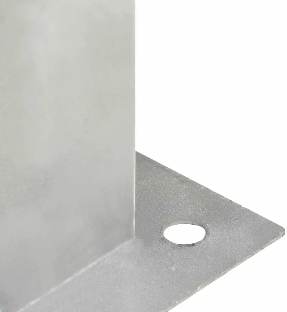 Stulpų pagrindai, 4vnt., galvanizuotas metalas, 101mm