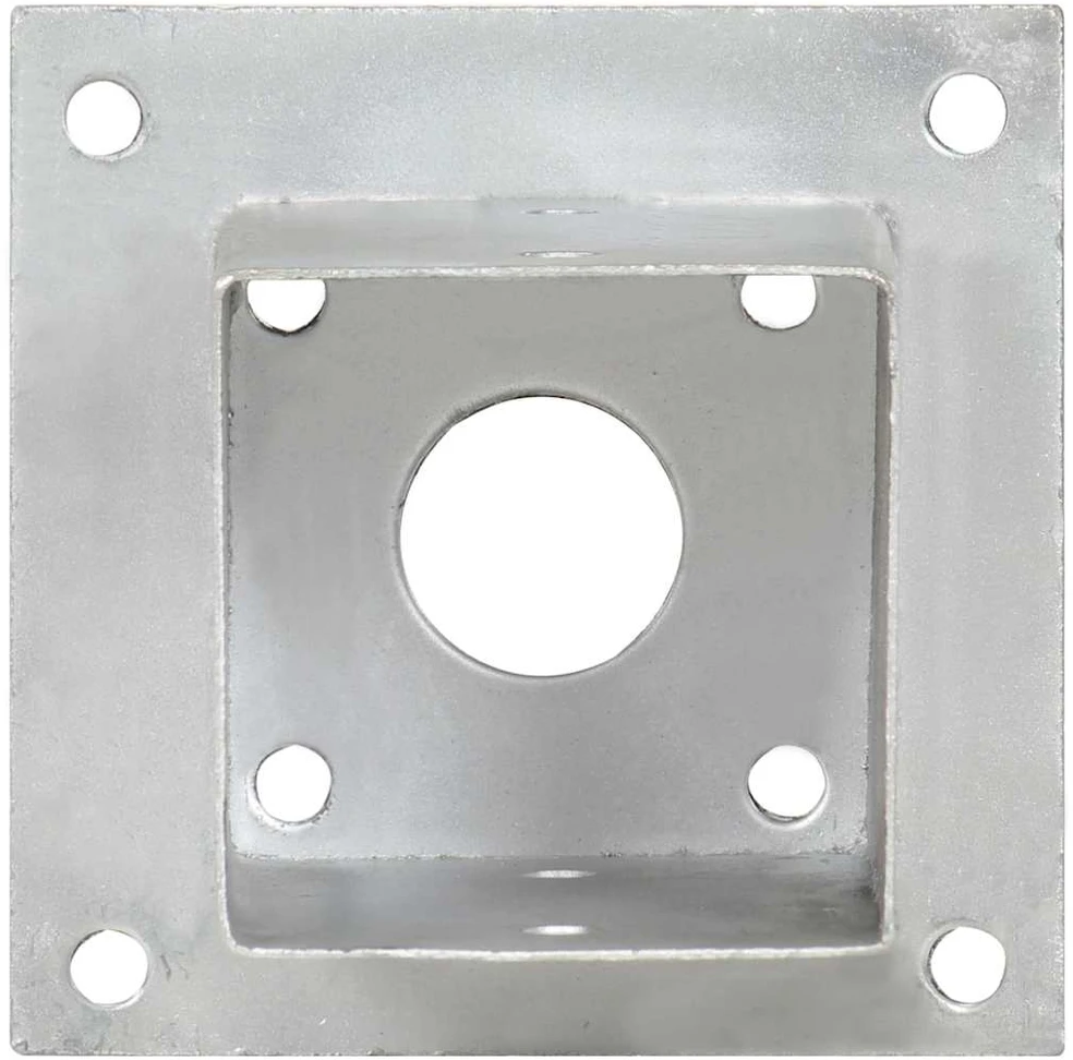 Stulpų pagrindai, 4vnt., galvanizuotas metalas, 91mm