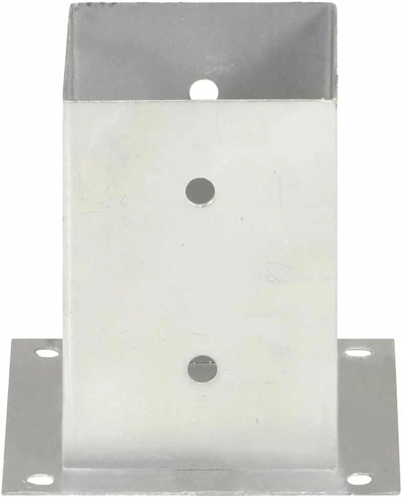 Stulpų pagrindai, 4vnt., galvanizuotas metalas, 101mm