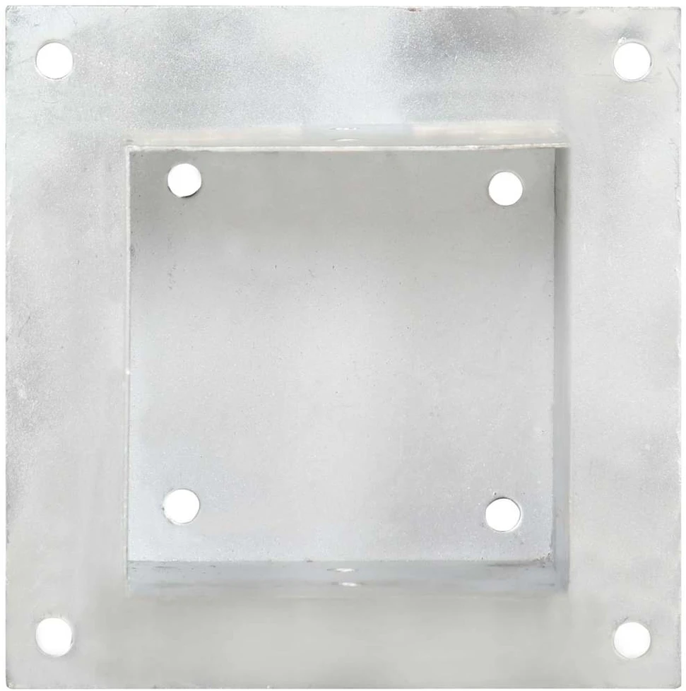 Stulpų pagrindai, 4vnt., galvanizuotas metalas, 141mm