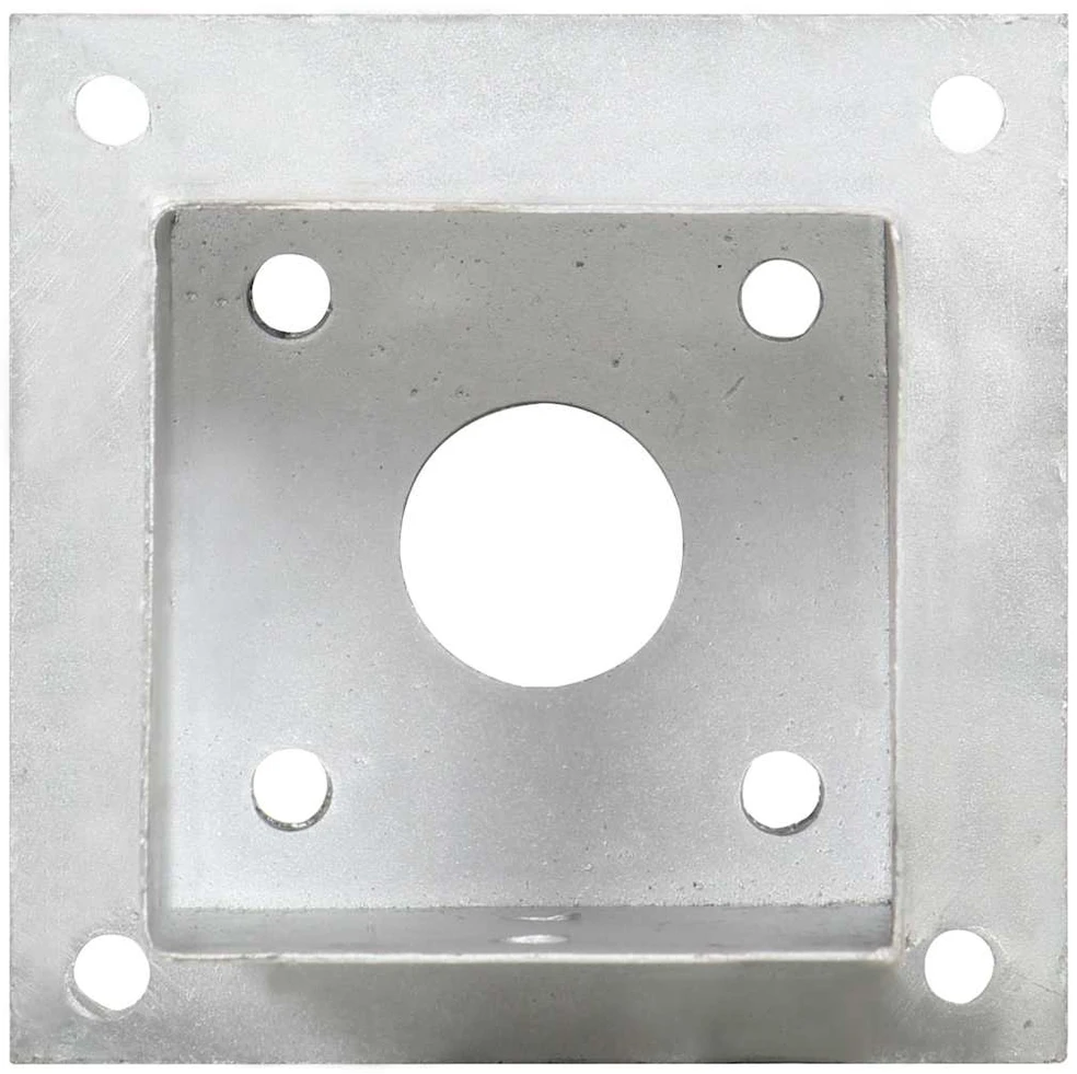 Stulpų pagrindai, 4vnt., galvanizuotas metalas, 101mm