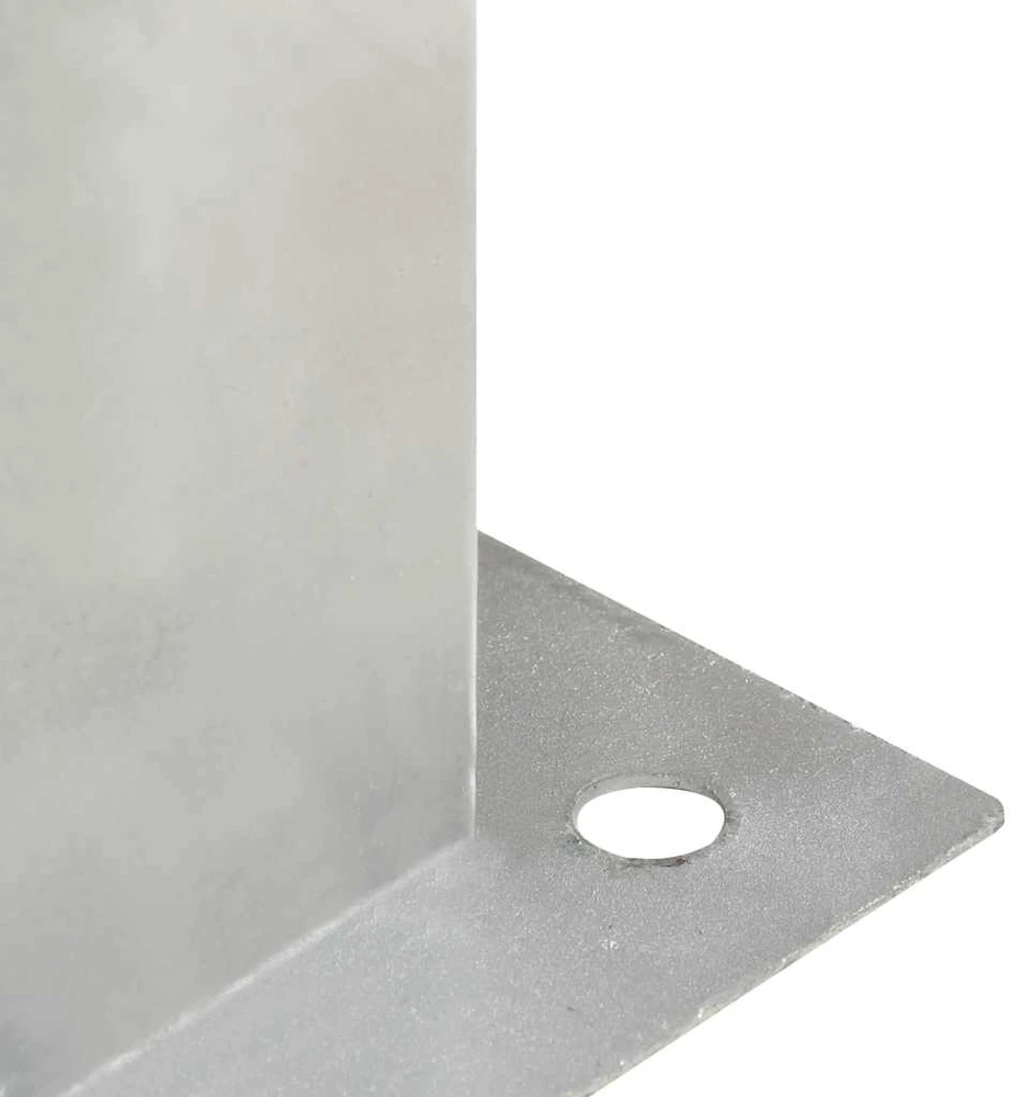 Stulpų pagrindai, 4vnt., galvanizuotas metalas, 101mm