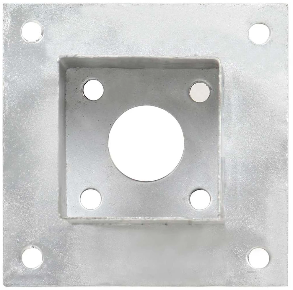 Stulpų pagrindai, 4vnt., galvanizuotas metalas, 71mm