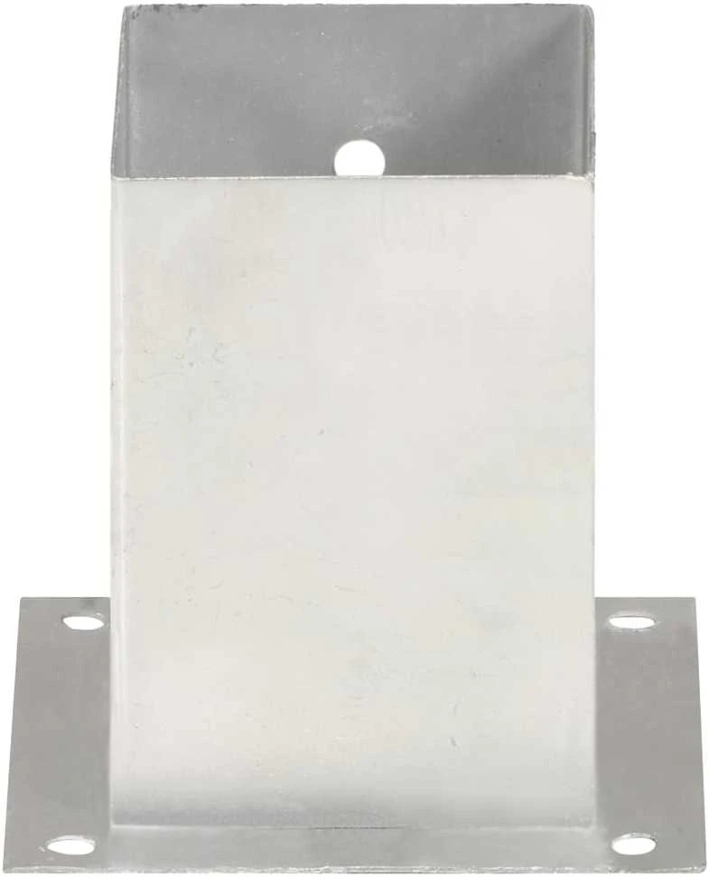 Stulpų pagrindai, 4vnt., galvanizuotas metalas, 101mm