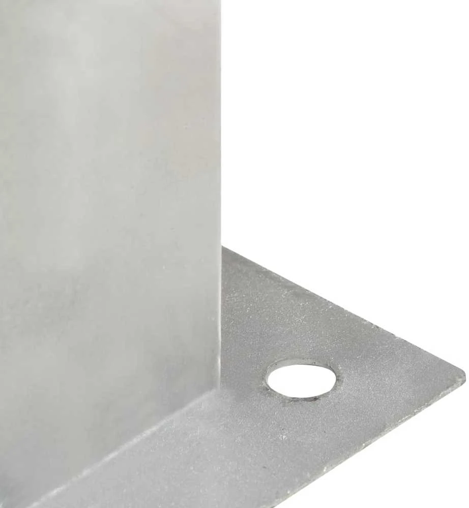 Stulpų pagrindai, 4vnt., galvanizuotas metalas, 101mm