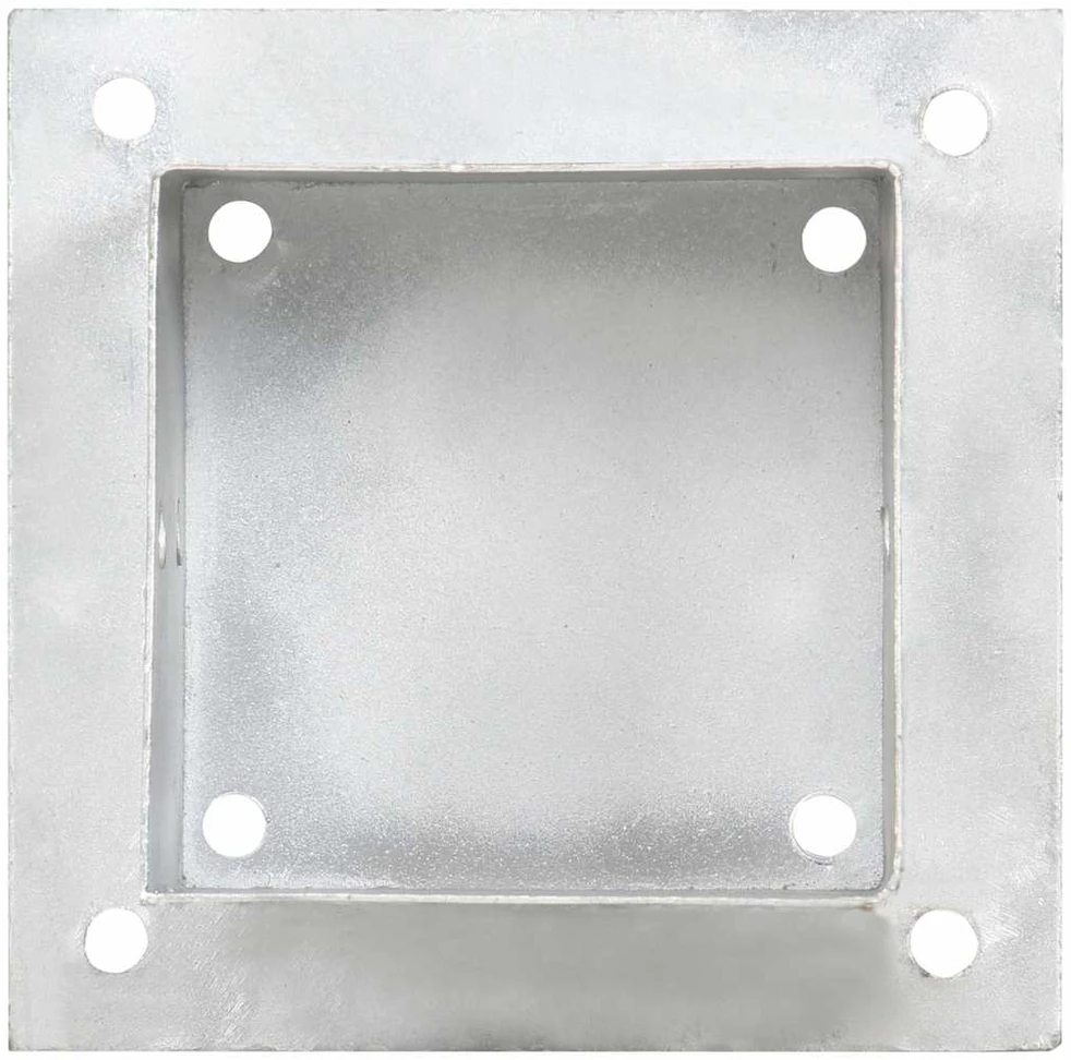 Stulpų pagrindai, 4vnt., galvanizuotas metalas, 121mm