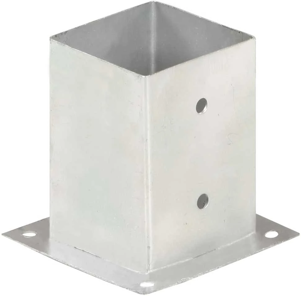 Stulpų pagrindai, 4vnt., galvanizuotas metalas, 101mm