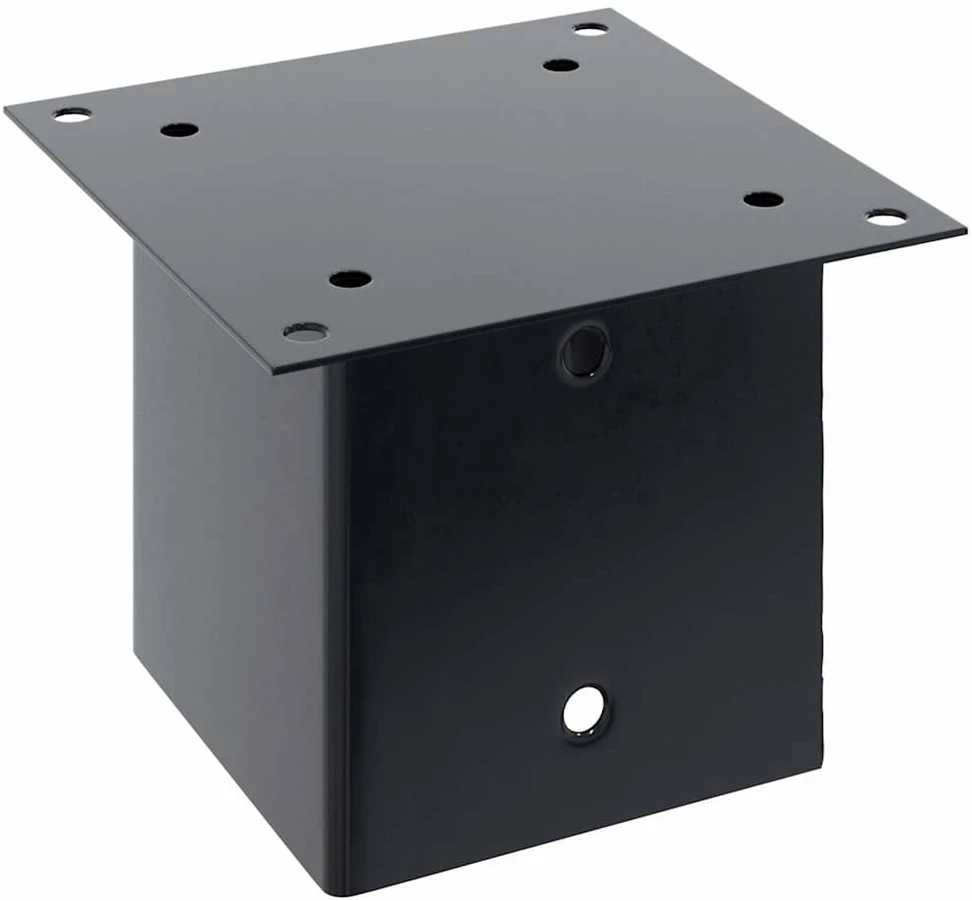 Stulpų pagrindai kvadratiniai, 12vnt., antracito sp., 141x141mm