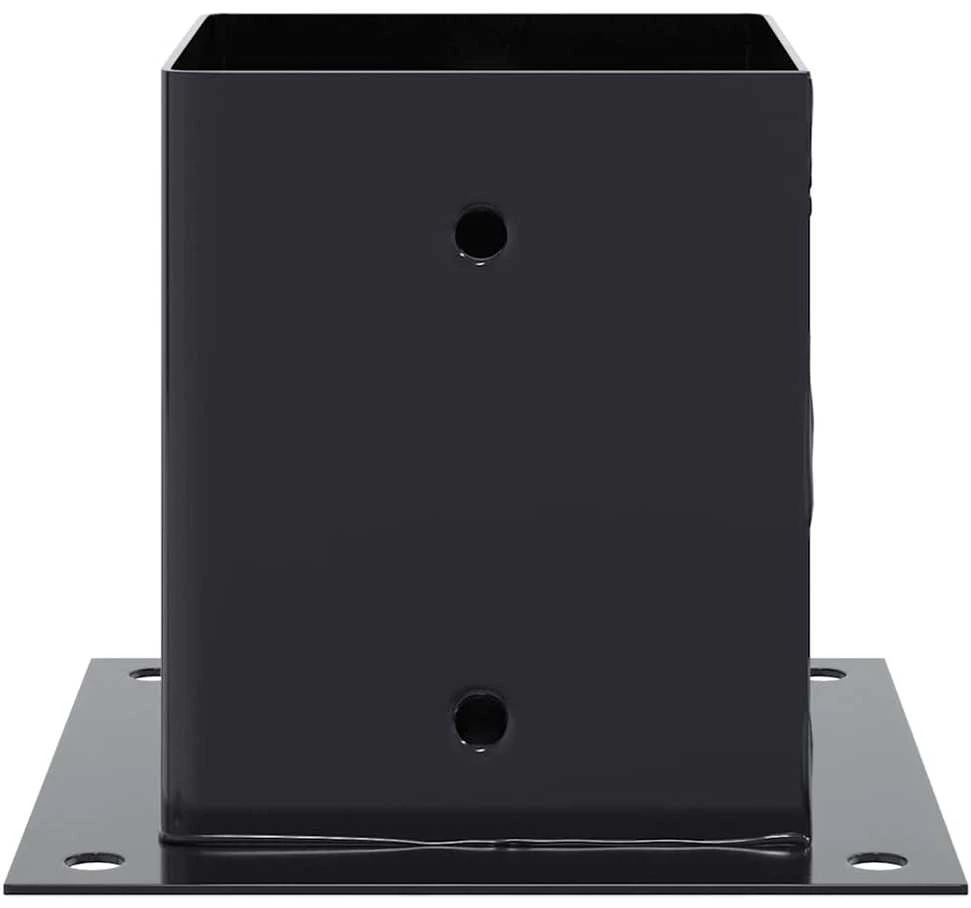 Stulpų pagrindai kvadratiniai, 12vnt., antracito sp., 121x121mm