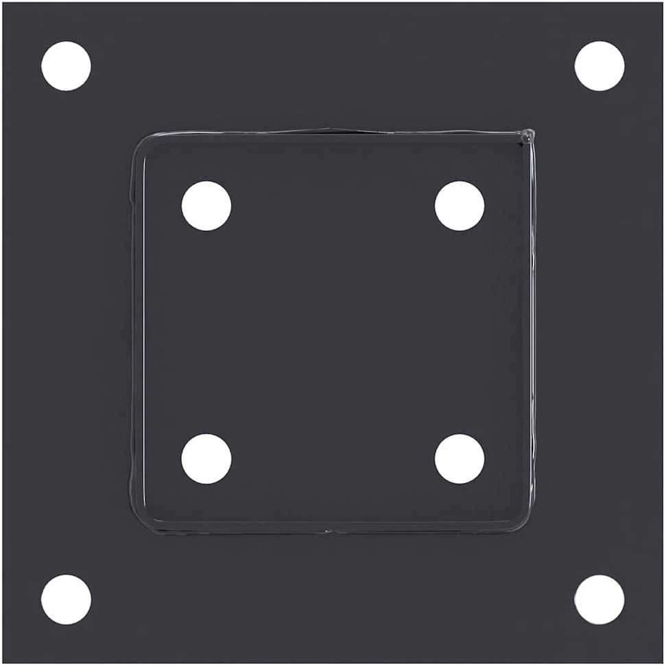 Stulpų pagrindai kvadratiniai, 12vnt., antracito sp., 91x91mm