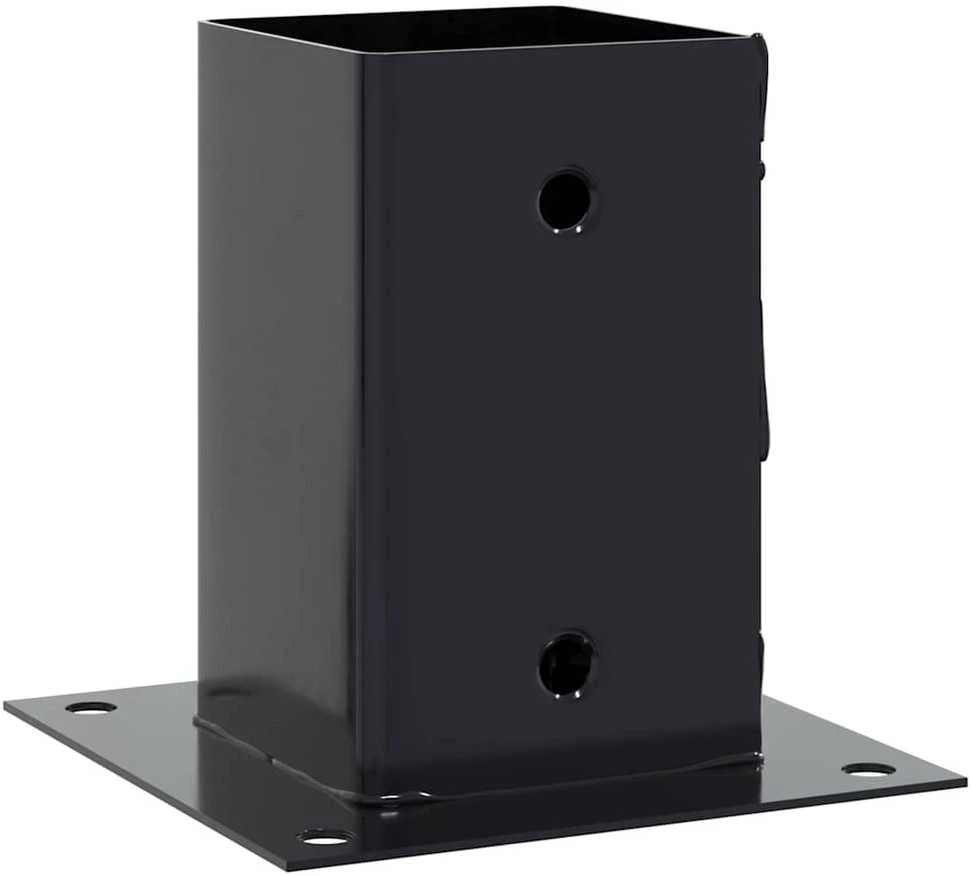 Stulpų pagrindai kvadratiniai, 12vnt., antracito sp., 81x81mm