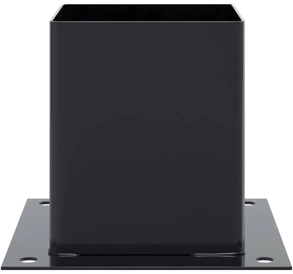 Stulpų pagrindai kvadratiniai, 12vnt., antracito sp., 121x121mm