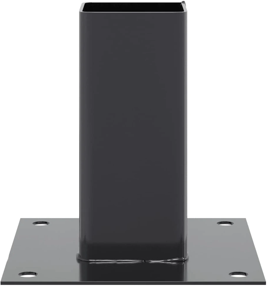 Stulpų pagrindai kvadratiniai, 12vnt., antracito sp., 61x61mm